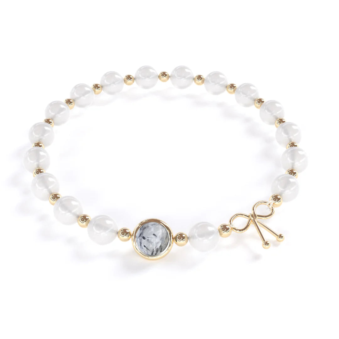 Bracelet Anti-Ménopause en Pierre de Lune | Or fin