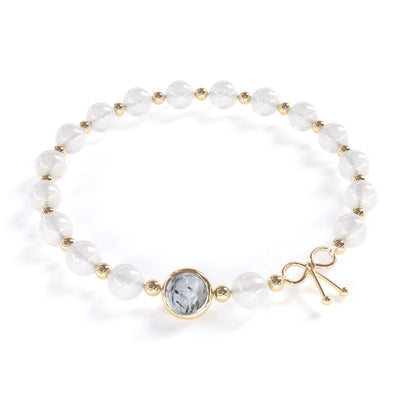 Bracelet Anti-Ménopause en Pierre de Lune | Or fin